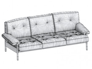sofa sella by tacchini 3Dモデル
