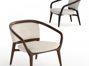armchair pamina by giorgetti 3D Model