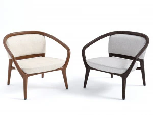armchair pamina by giorgetti 3D Model