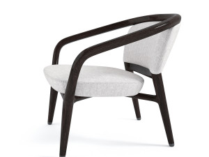 armchair pamina by giorgetti 3D Модель