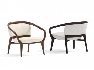 armchair pamina by giorgetti 3D Модель