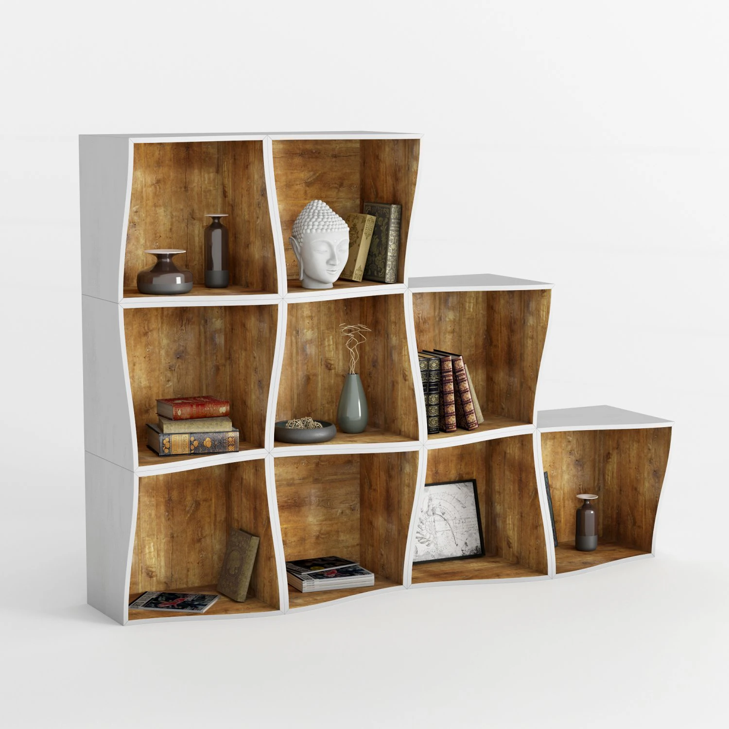 bookcase db005500 by dialma brown 3D Model .c4d .max .obj .3ds .fbx .stl .blend 