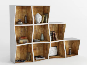 книжкова шафа db005500 від dialma brown 3D Модель