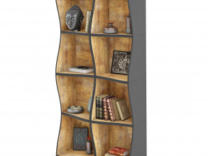 bookcase db005500 by dialma brown Modelo 3D