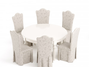 table and chair by dolfi Modelo 3D