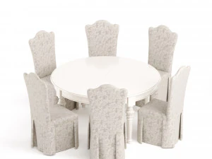 table and chair by dolfi 3D Model