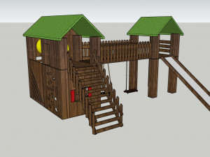 playground 3D 模型
