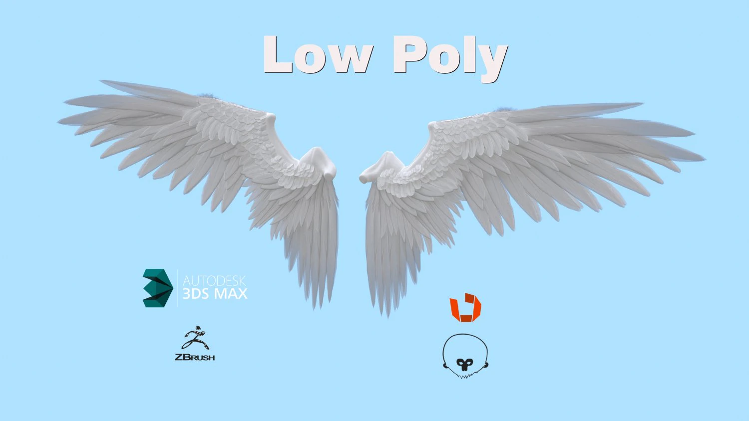 Wings 3D Model .c4d .max .obj .3ds .fbx .stl .blend 