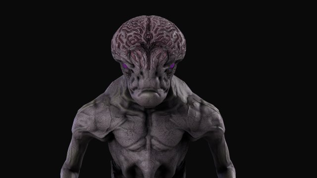 Alien 3D मॉडल .c4d .max .obj .3ds .fbx .stl .blend 