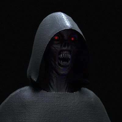 Ghost 3D Model .c4d .max .obj .3ds .fbx .stl .blend 