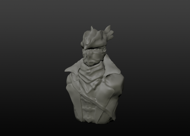 goodhunter bloodborne 3Dモデル .c4d .max .obj .3ds .fbx .stl .blend 