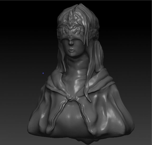 fire keeper dark souls 3D 모델 .c4d .max .obj .3ds .fbx .stl .blend 