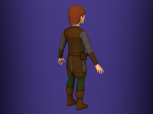 fantasy medieval rigged young male 1 Model 3D