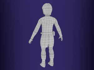 fantasy medieval rigged young male 1 Model 3D