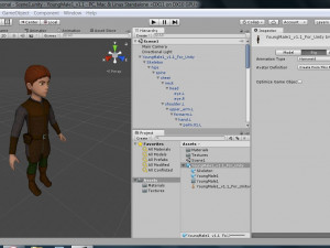fantasy medieval rigged young male 1 Model 3D