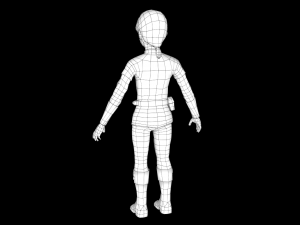 fantasy medieval rigged young female 1 3D 모델
