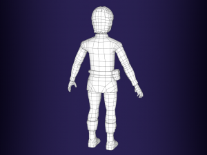 fantasy medieval rigged young male 2 3D Model