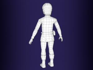 fantasy medieval rigged young male 2 3D Model