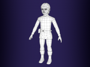 fantasy medieval rigged young male 2 3D Model