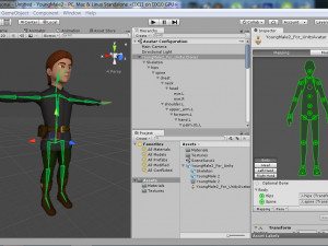 fantasy medieval rigged young male 2 3D Model
