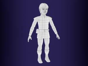 fantasy medieval rigged young male 3 Modelo 3D
