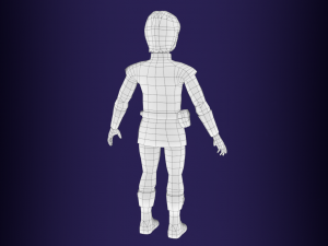 fantasy medieval rigged young male 3 Modelo 3D