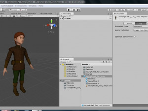 fantasy medieval rigged young male 3 Modelo 3D