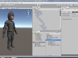 Fantasy medieval young male 4 3D Model