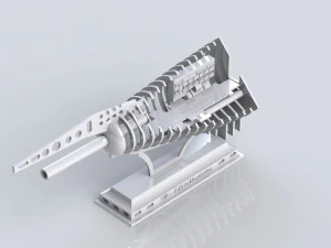 submarine viic assembly 1 machine and aft torpedo room 3D Print Model