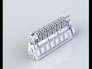 submarine viic assembly 2 engine room 3D Print Model