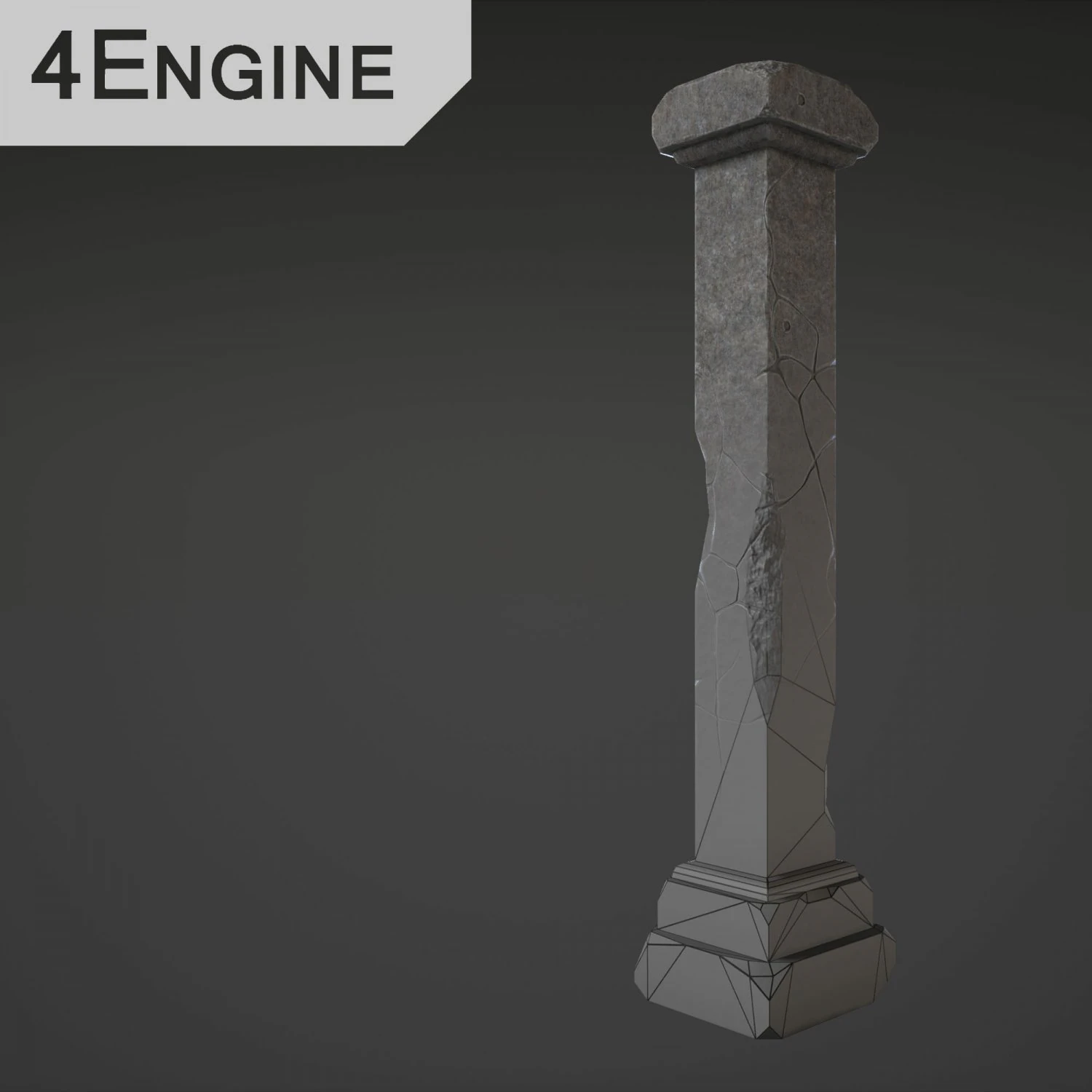 column - 2nd 3D Model .c4d .max .obj .3ds .fbx .stl .blend 