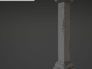 column - 3rd Modèle 3D