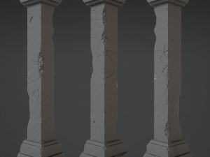column - 4th 3D Model