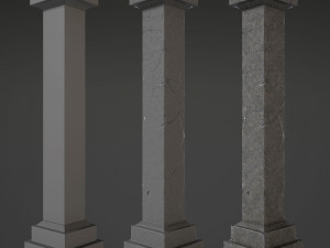 column - 4th 3D Model