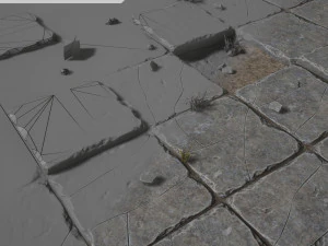 pavimento in pietra Modello 3D