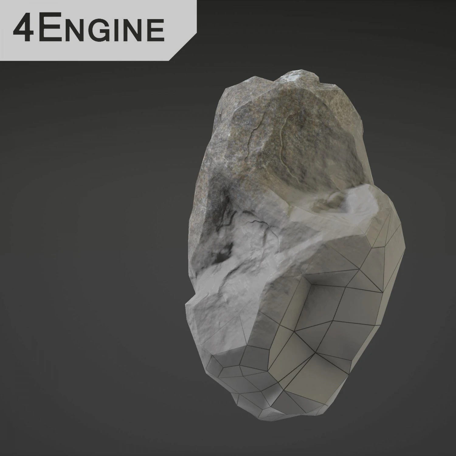 stone big - 1st 3D Model .c4d .max .obj .3ds .fbx .stl .blend 