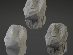 stone big - 2nd Model 3D