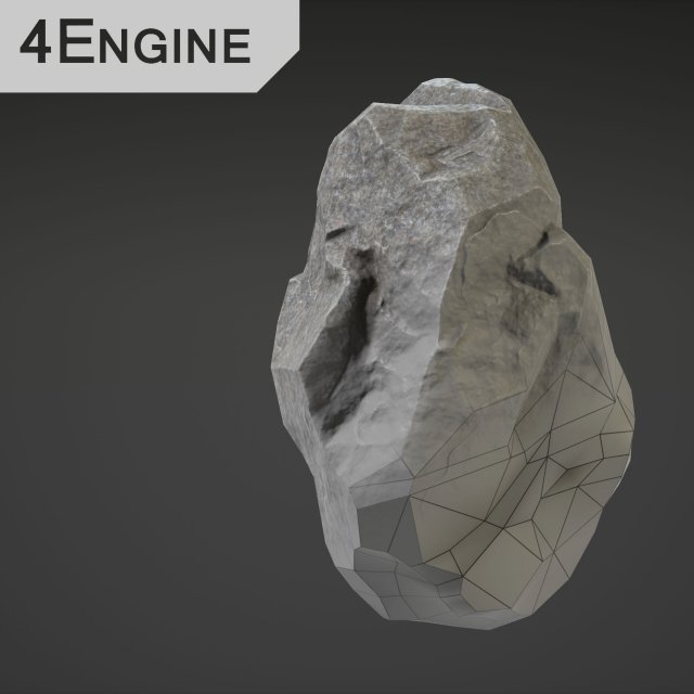 stone big - 3rd 3D 模型 .c4d .max .obj .3ds .fbx .stl .blend 