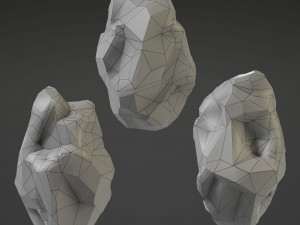 stone big - 3rd 3D 模型