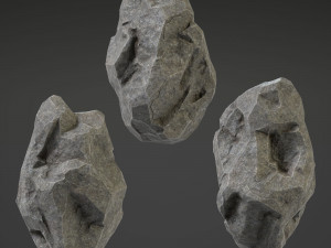 stone big - 3rd 3D 模型