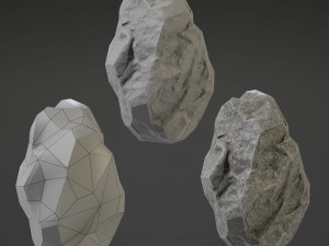 stone big - 3rd 3D 模型