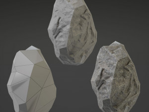 stone big - 3rd 3D 模型