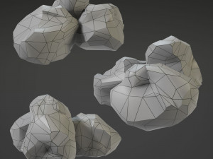 stone middle Model 3D
