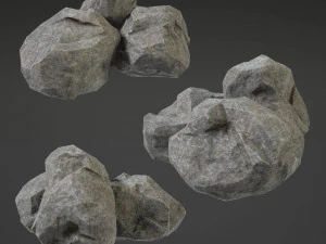 stone middle 3D Model