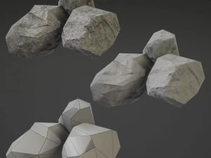 stone middle 3D Model