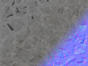 stone middle Model 3D