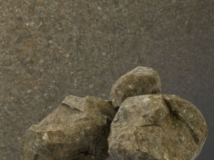 stone middle Model 3D
