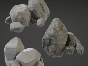stone middlesmall 3D Model