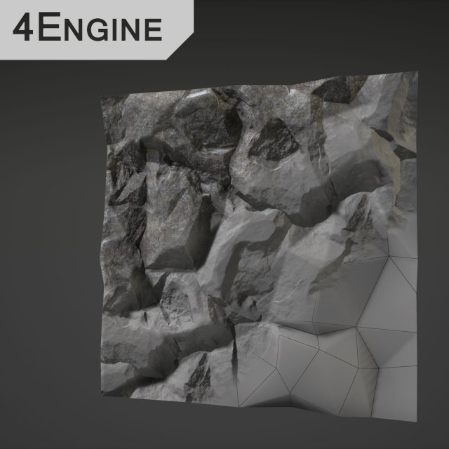 rock 3D-Modell .c4d .max .obj .3ds .fbx .stl .blend 