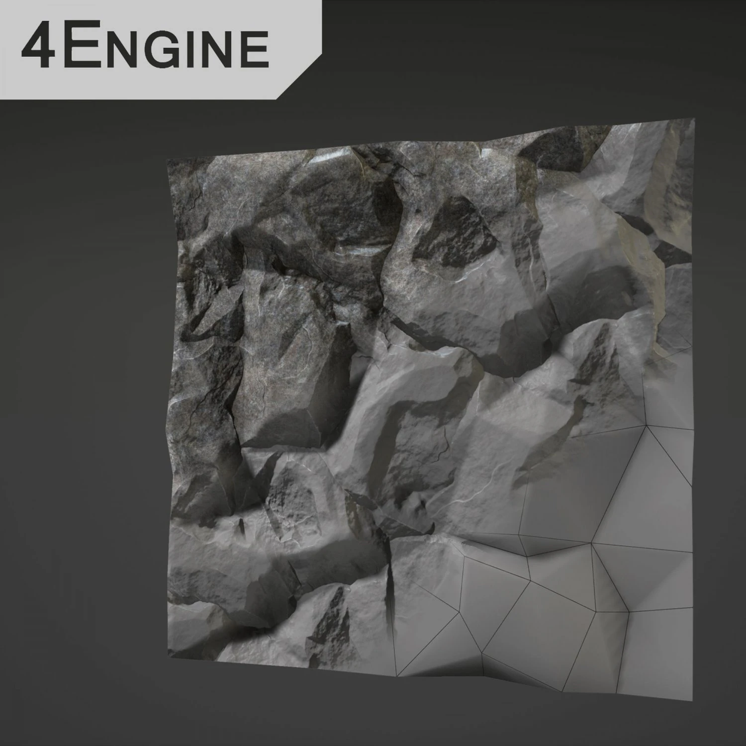 rock 3D Model .c4d .max .obj .3ds .fbx .stl .blend 